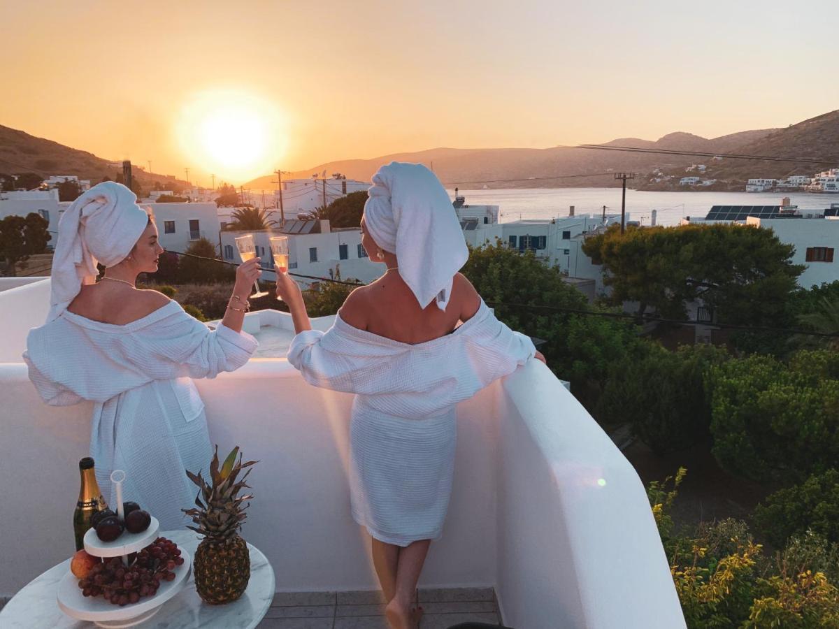 Aegean Of Amorgos Katapola Bagian luar foto
